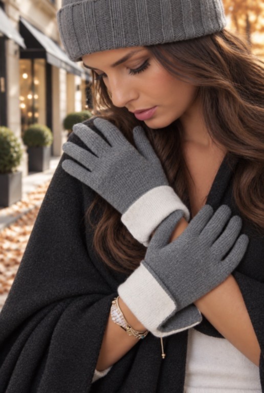 gants chachemire femme