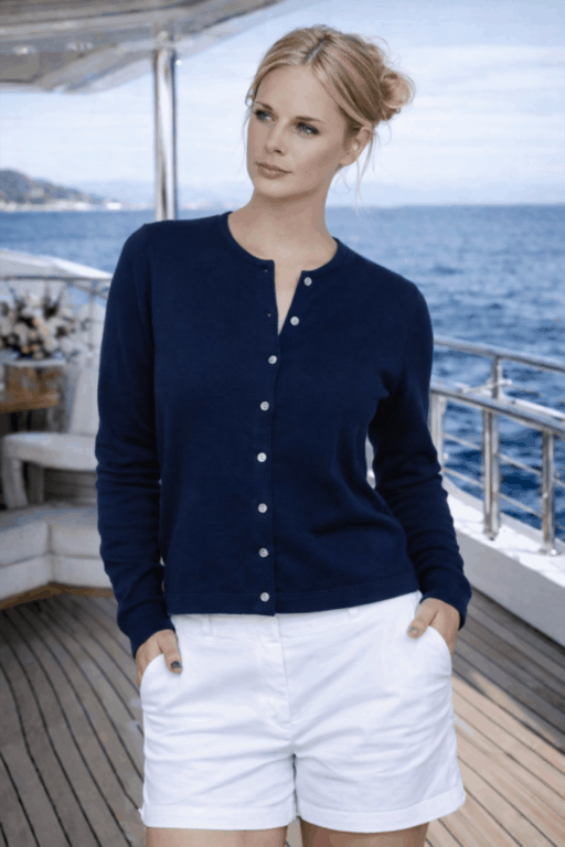 cardigan rond anthracite