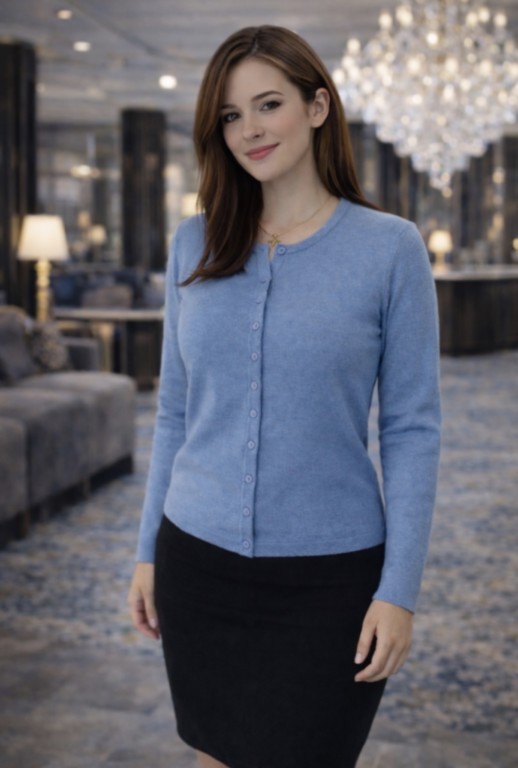 cardigan cintré femme 100% cachemire