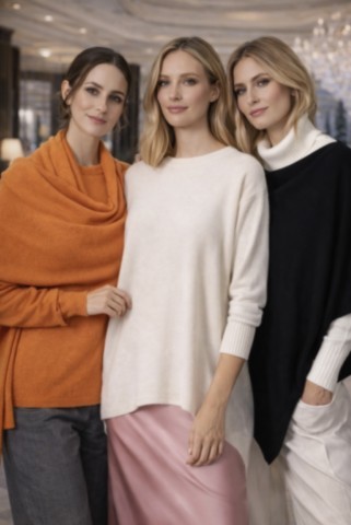 pull maxi torsade Cashmere silk compagny