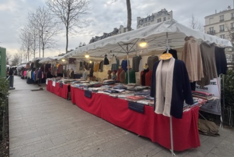 stand marché Neuilly dimanche