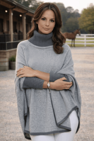 coloris cachemire maille bicolore