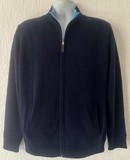 blouson homme bicolore réversible 100% cachemire 4 fils 